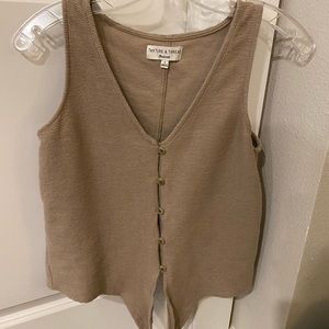 Madewell - Size S - Texture & Thread  Tie Tank Top